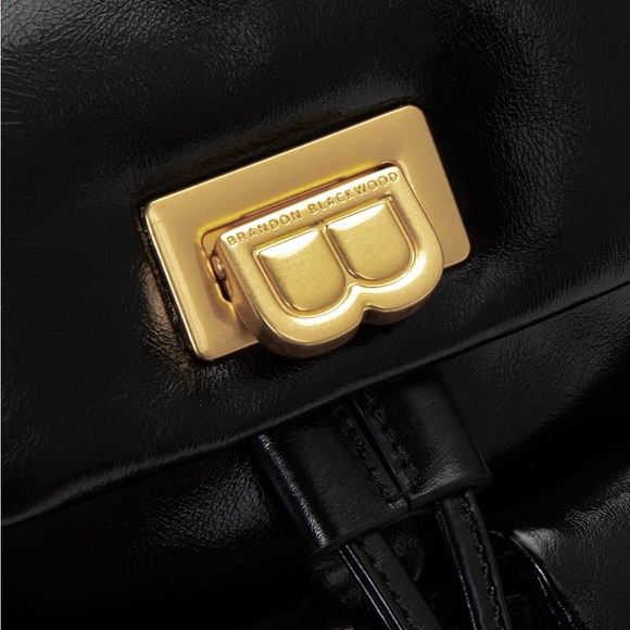 Brandon Blackwood Black and Gold Backpack - Picture 6 of 9